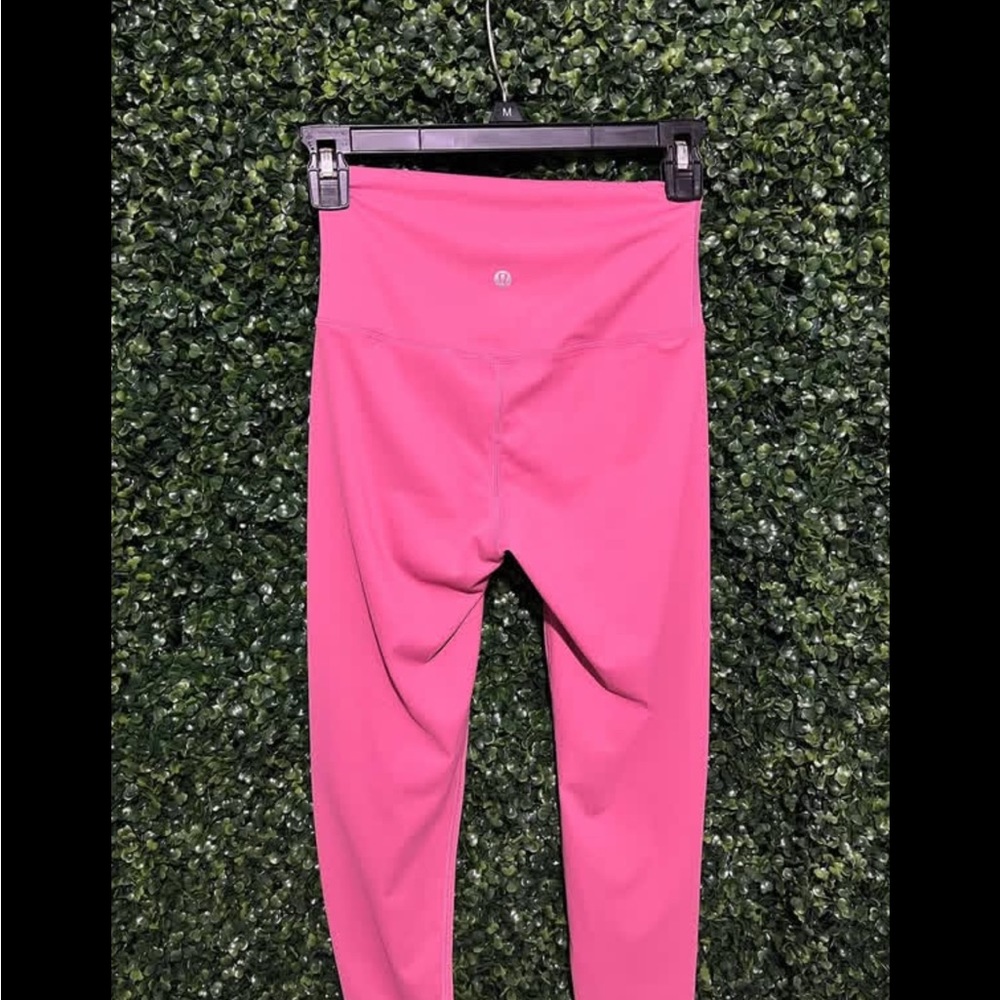 Lululemon Athletica Pink Leggings Stretchy Full-Length